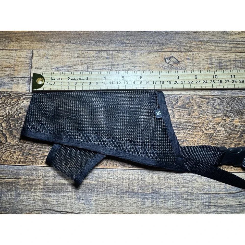 Black Crazy Felix Mesh Dog Muzzle – Breathable‎ & Adjustable